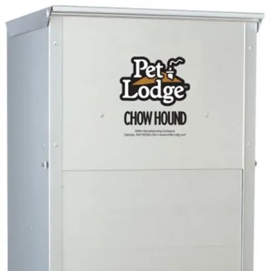 Little Giant CH25 Indoor and Outdoor Dry Food Automatic Heavy Gauge Steel Dog Feeder Chow Hound 25 Pound Capacity (2 Pack) image {2}