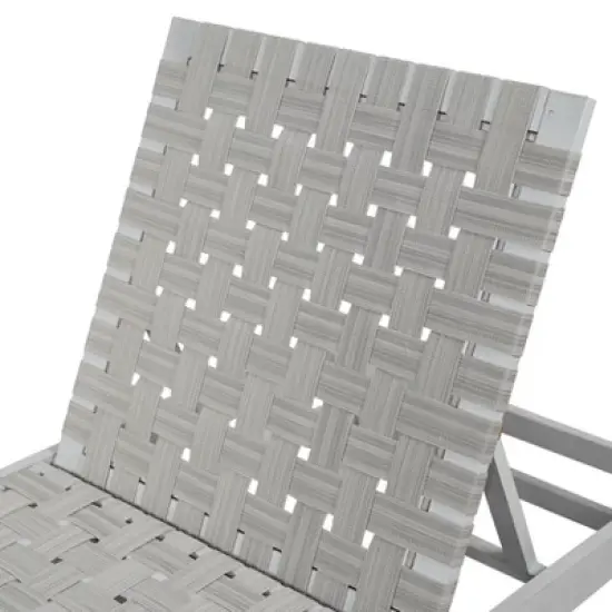 Christopher Knight Home Berywn Outdoor Acacia Wood Adjustable Chaise Lounge with Rope Seat image {6}