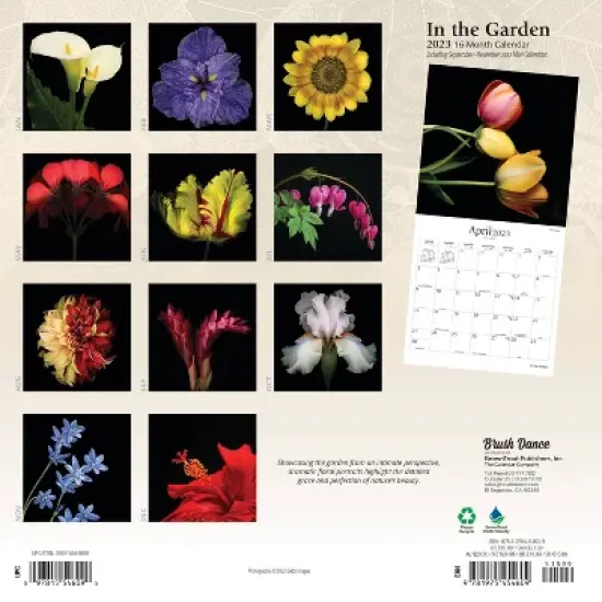 2023 Square Wall Calendar In the Garden - BrownTrout image {1}