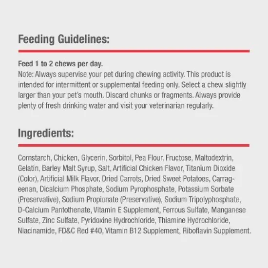 DreamBone Chicken Wrapped Twists Chews with Vegetable Dog Treats - 30ct/7.4oz image {6}