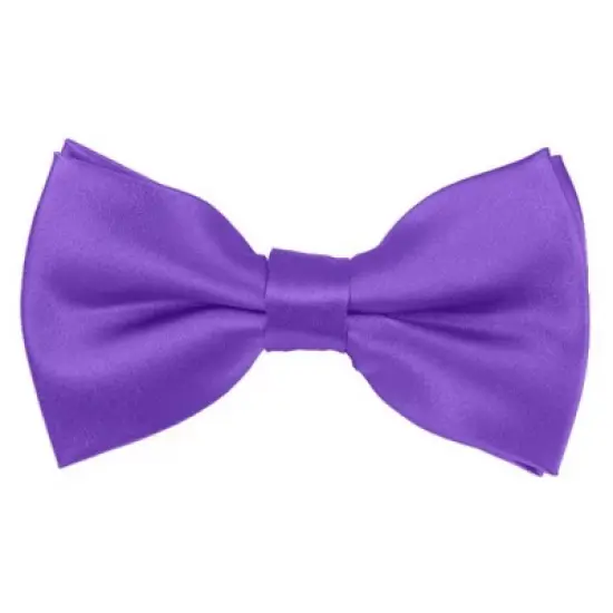 Men's Solid Color 2.5 W And 4.5 L Inch Pre-Tied adjustable Bow Ties image {18}