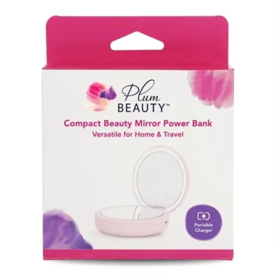 Plum Beauty Compact Beauty Mirror Power Bank image {2}