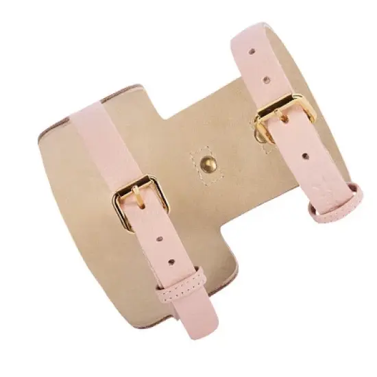 PoisePup &ndash; Luxury Pet Dog Harness &ndash; Soft Premium Italian Leather w/Crystal Harness for Small and Medium Dogs - Bella Rose image {1}