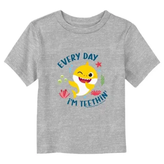 Toddler's Baby Shark Every Day I'm Teethin' T-Shirt image {2}