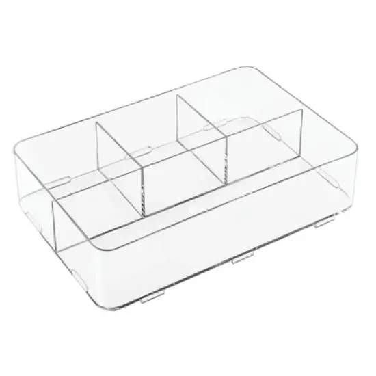 InterDesign Clarity Interlocking Divided Drawer Organizer image {3}