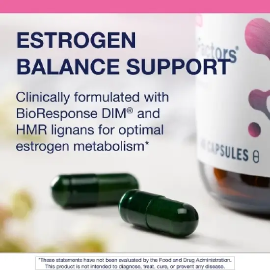 Metagenics Estrofactors - Estrogen Metabolism Support - Estrogen Detox - with Beta-Carotene, Curcumin & More - Non-GMO & Gluten Free - 60 Count. image {3}