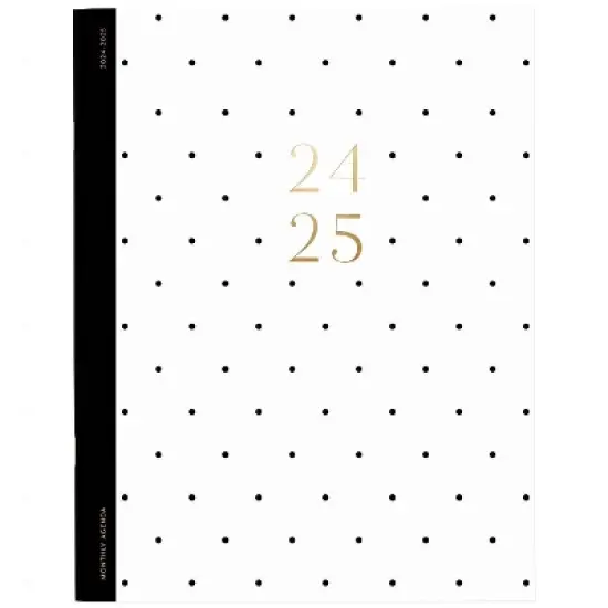 Sugar Paper Essentials 2024-25 Monthly Planner 11"x8.5" Scatter Dots: Academic Calendar July-June, Adult Stationery image {5}