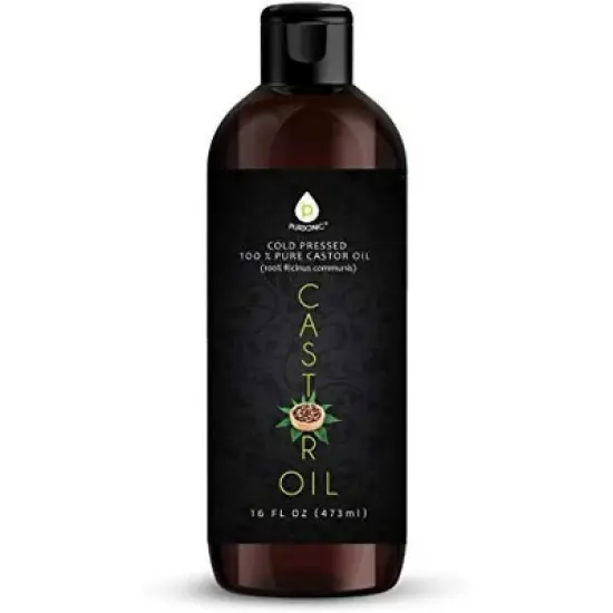 Pursonic Cold Pressed 100% Castor Oil 16oz image {4}