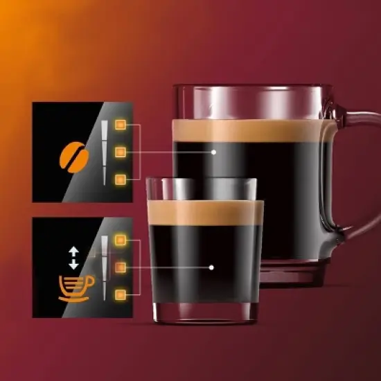 Philips 1200 Fully Automatic Espresso and Coffee Machine with Milk Frother Black image {9}