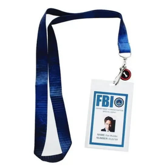 Seven20 The X-Files Fox Mulder ID Lanyard with Charm image {3}