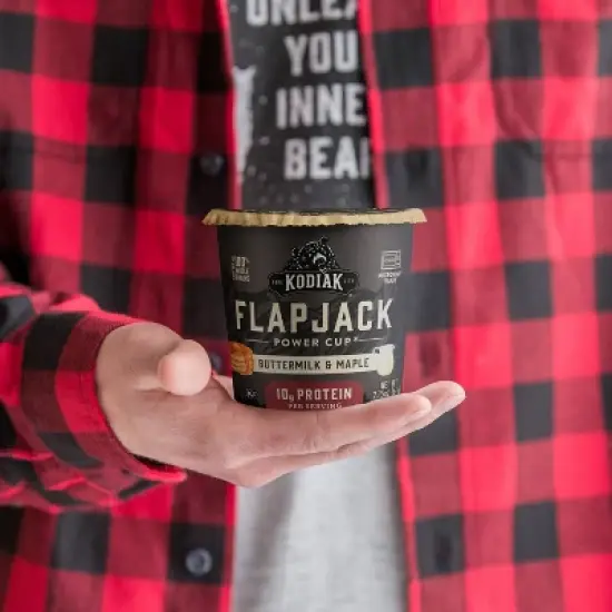 Kodiak Cakes Protein-Packed Single-Serve Flapjack Cup Buttermilk & Maple - 2.15oz image {4}