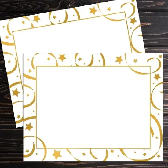 Great Papers Golden Star Certificates 8.5" x 11" White/Gold 15/Pack (2019011) image {2}