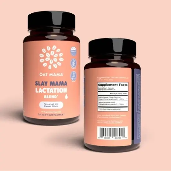 Oat Mama Slay Mama Lactation Supplements - 60ct image {1}