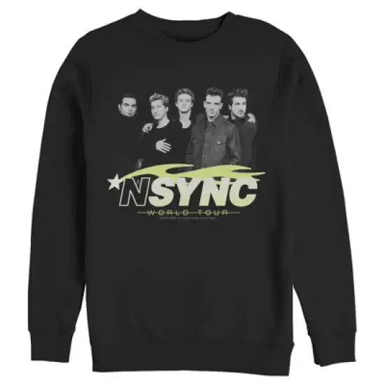 Men's NSYNC World Tour Poster Sweatshirt image {2}