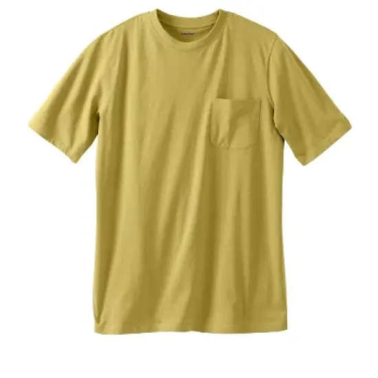 KingSize Men's Big & Tall Shrink-Less&trade; Lightweight Longer-Length Crewneck Pocket T-Shirt image {24}