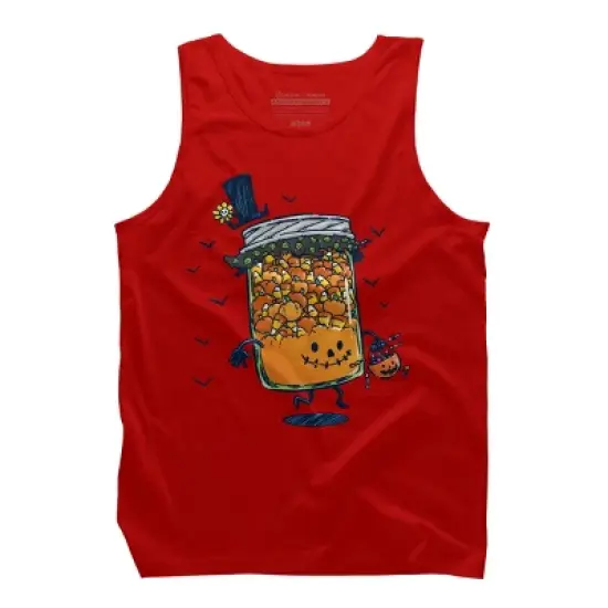Men's Design By Humans Halloween Jam By nickv47 Tank Top image {4}