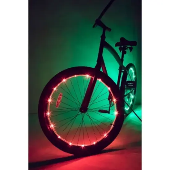 Brightz Color Morphing Bike Wheel LED Lights: Iron, Silicone, Polyurethane, ABS image {5}