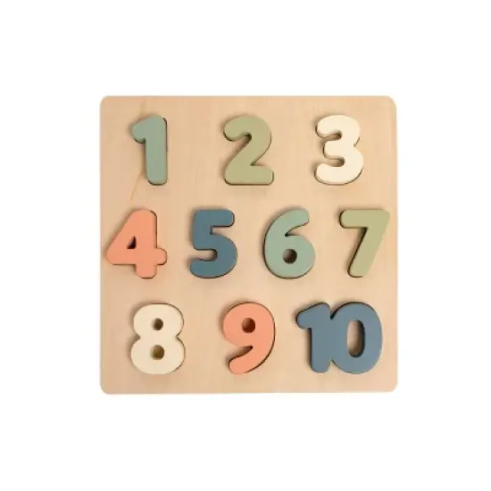 Pearhead Wooden Puzzle Numbers Toy image {7}