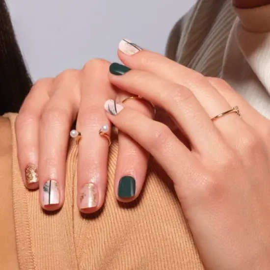 Dashing Diva Glaze Design Nail Art - Abstract Ivy - 32ct image {4}