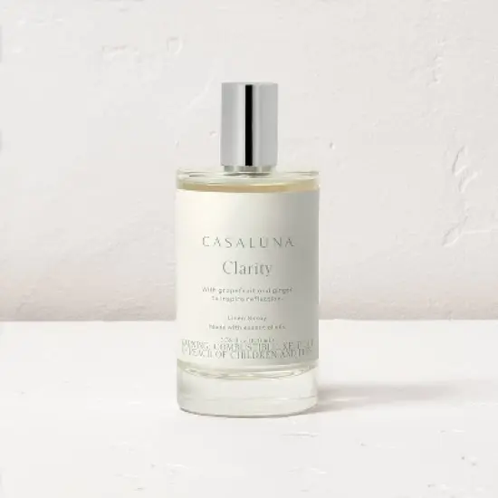 3.38floz Clarity Core Linen Spray White - Casaluna&trade;: Ginger, Grapefruit, Bergamot image {5}