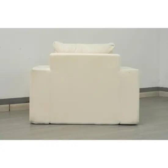 Sofa in a box Polyester Sofa Couch with Pillow, Bean Bag Chairs for Adults Stuffed High-Density Polyester, Large Bean Bag Sofa image {8}