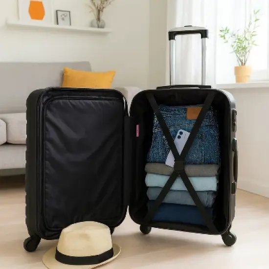 Dejuno Craft Hardside 24-Inch Lightweight Spinner Luggage image {3}