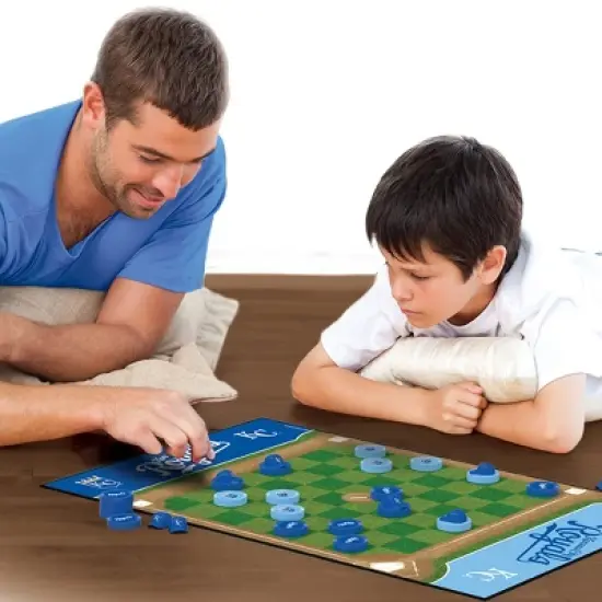 MasterPieces Officially licensed MLB Kansas City Royals Checkers Board Game for Families and Kids ages 6 and Up image {3}