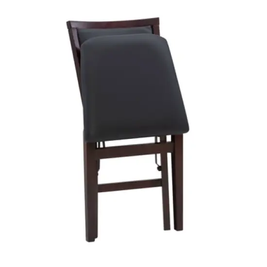 2pc Claire Folding Chair Espresso - Linon image {7}