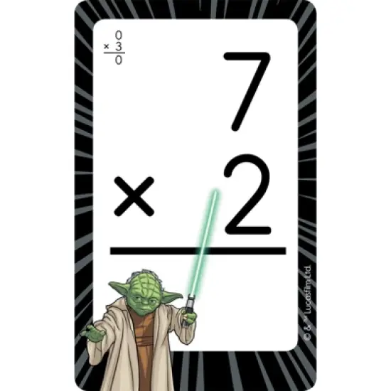 Disney Learning Star Wars Multiplication 0-12 Flash Cards, Grade 3-5 image {2}