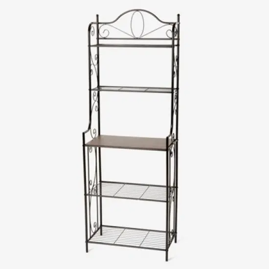 BrylaneHome Scroll Baker's Rack image {1}