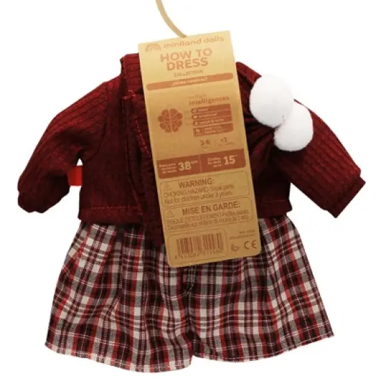 Miniland Educational Doll Clothes, Cold Weather Dress Set image {2}