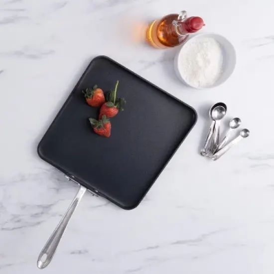All-Clad HA1 Hard Anodized Nonstick Griddle 11x11 Inch image {2}