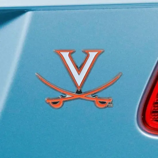 NCAA University of Virginia Cavaliers 3D Metal Emblem image {1}