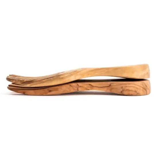 Berard Olive Wood Salad Serving Hands, 2 Piece Set image {5}