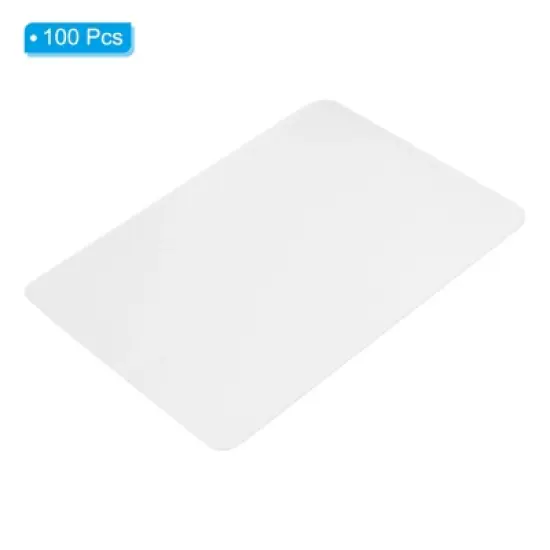 Unique Bargains Transparent Thermal Laminating Pouches for Card Photo Protect DIY 100 Pcs image {2}