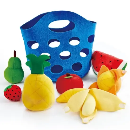 Hape Toddler Felt Fruit & Vegetable Baskets image {3}