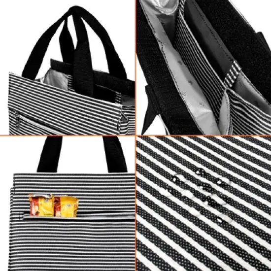 OPUX Lunch Bag Women, Insulated Tote Box Kids Men Girls Adults, Reusable Small Medium Soft Cooler School Adults Work Office Picnic image {3}