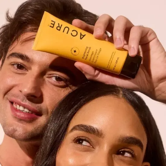 Acure Brightening Facial Scrub - Unscented - 4 fl oz image {3}