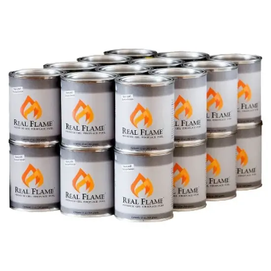 Real Flame 13oz 24pk Premium Gel Fuel Cans image {2}