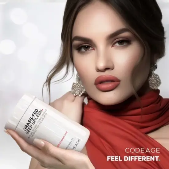 Codeage Grass-Fed Beef Spleen Pasture-Raised Non-Defatted Glandular Supplement - 180ct image {6}