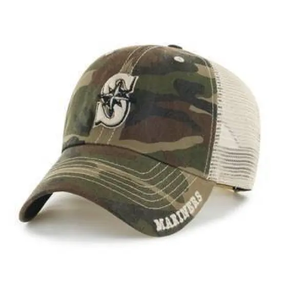 MLB Seattle Mariners Camo Clean Up Hat image {3}