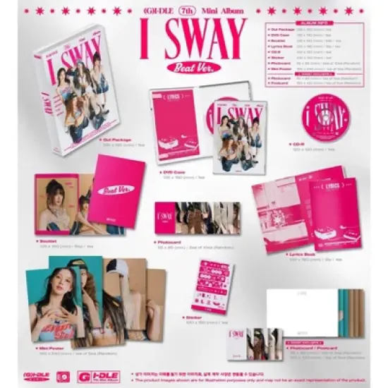 (G)I-DLE - I SWAY (Target Exclusive, CD) image {1}