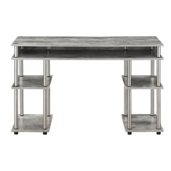 Designs2Go No Tools Student Desk with Shelves - Breighton Home image {8}