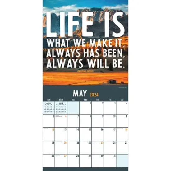 TF Publishing 2024 Wall Calendar 12"x12" Soar image {1}
