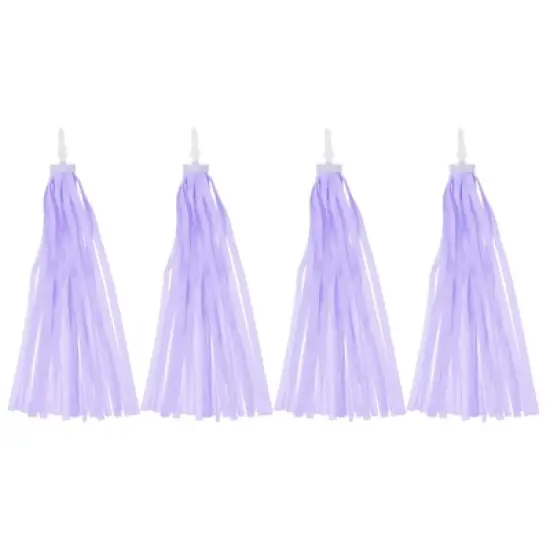 Unique Bargains Handlebar Tassel Ribbon Decorations Scooter Bike Streamers 4 Pcs image {10}