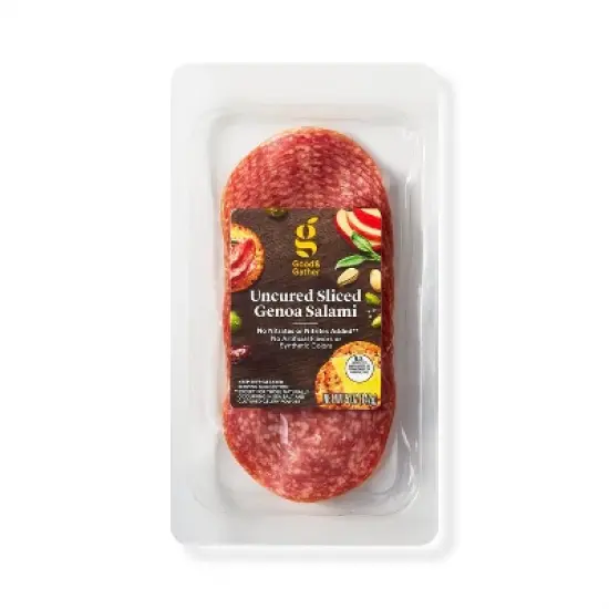 Sliced Uncured Genoa Salami - 5oz - Good & Gather&trade; image {3}