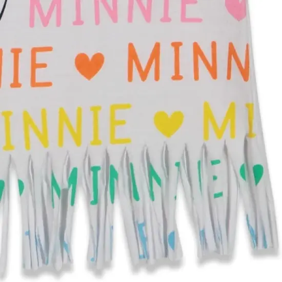 Disney Minnie Mouse Mickey Mouse T-Shirt and French Terry Shorts Outfit Set Toddler to Little Kid image {5}