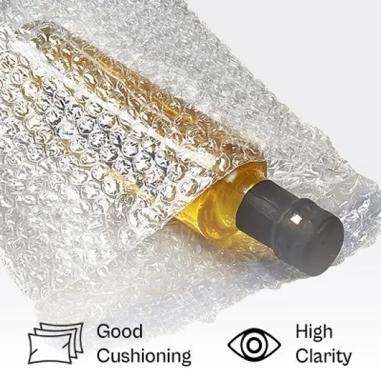 PSBM 150 Pieces, Clear 15" x 17.5" Bubble Out Bags Protective Wrap Pouches, Self Seal image {5}