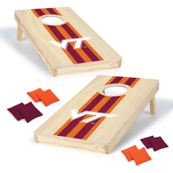 NCAA Virginia Tech Hokies 1'x2' Wood Cornhole Set image {7}
