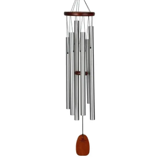 Woodstock Wind Chimes Signature Collection, Latin Trio Silver Wind Chime image {2}